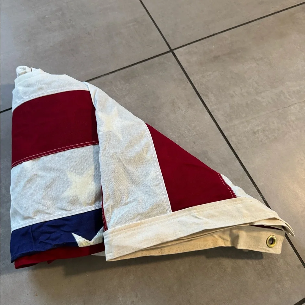 Vintage 5x8 American Flag 🇺🇸 Valley Forge 100% Cotton Made in USA